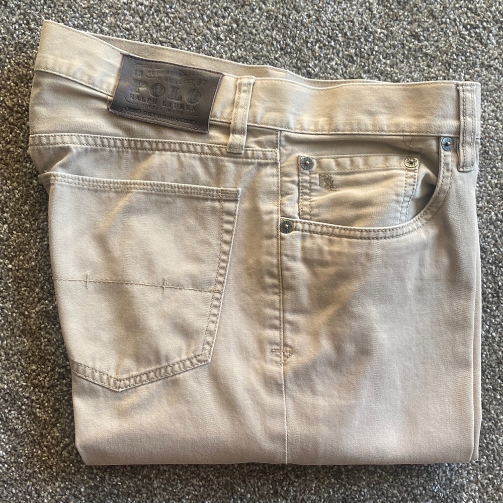 Ralph Lauren tan jeans